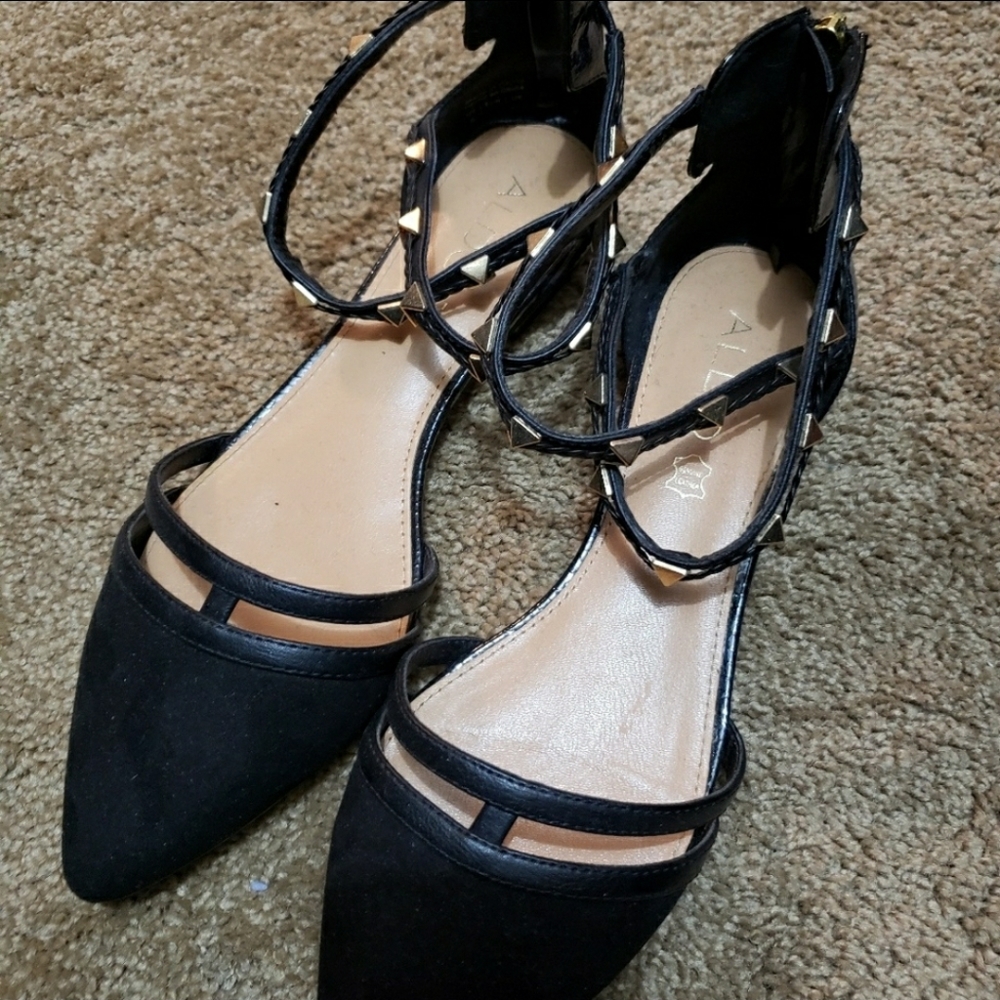 ALDO Studded Flats size 8